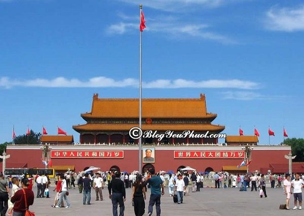 Du lịch Bắc Kinh đi Quảng trường Thiên An Môn