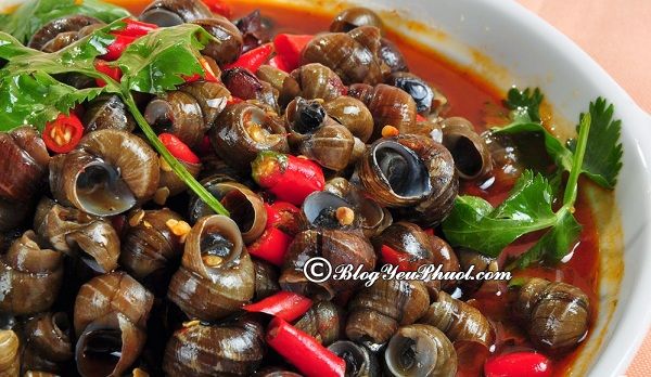 Ốc hút - món ăn vặt hấp dẫn ở Đà Nẵng: Nên ăn món gì khi du lịch Đà Nẵng mùa mưa?