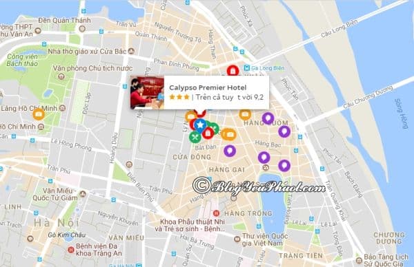 Khách sạn Calypso Grand Hotel nằm ở đâu? Review vị trí khách sạn Calypso Grand Hotel Hà Nội