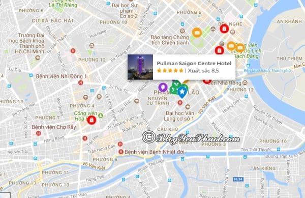 Khách sạn Pullman Saigon Centre Hotel nằm ở đâu? Review vị trí khách sạn Pullman Sài Gòn Centre