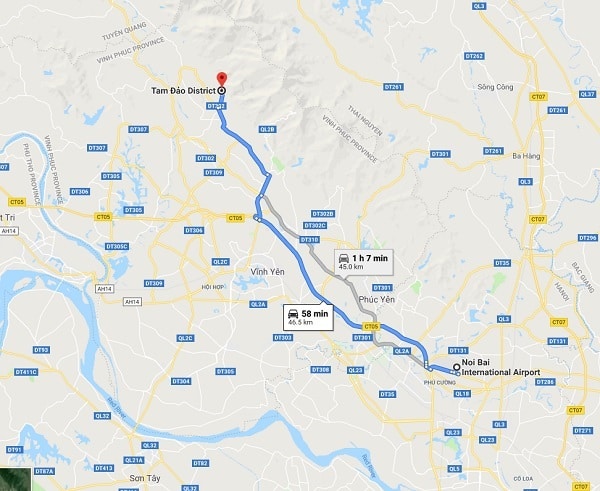 3 cách di chuyển từ sân bay Nội Bài đi Tam Đảo: Từ sân bay Nội Bài đi Tam Đảo bằng phương tiện gì?