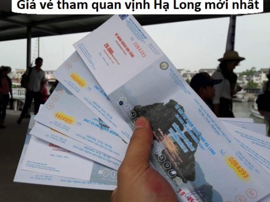 Bảng giá vé tham quan vịnh Hạ Long: vé thắng cảnh, vé thuê tàu