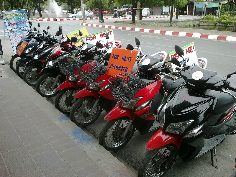 Địa chỉ cho thuê xe máy giá rẻ, uy tín ở Hà Nội